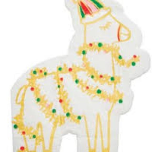 Holiday Llama Paper Beverage Napkins - Picture 1 of 1
